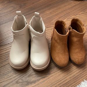 2 pair Toddler Boots